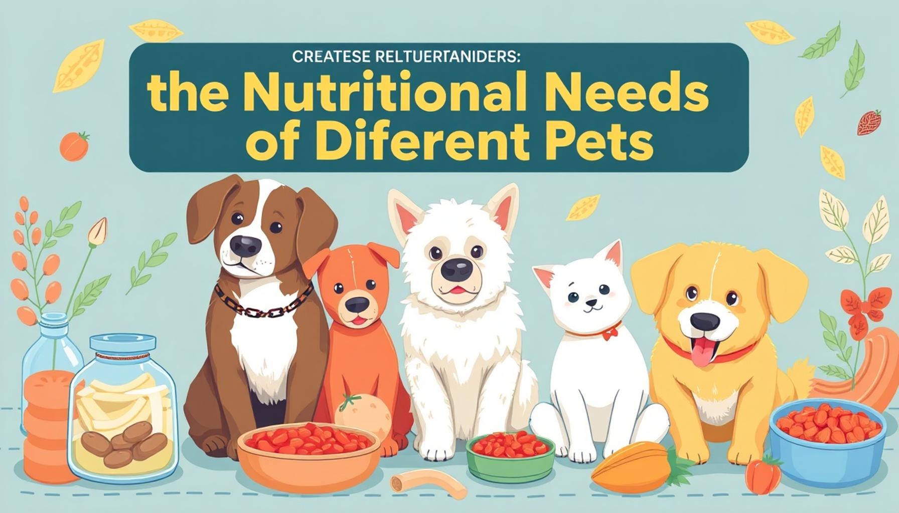 Understanding the Nutritional Needs of Different Pets