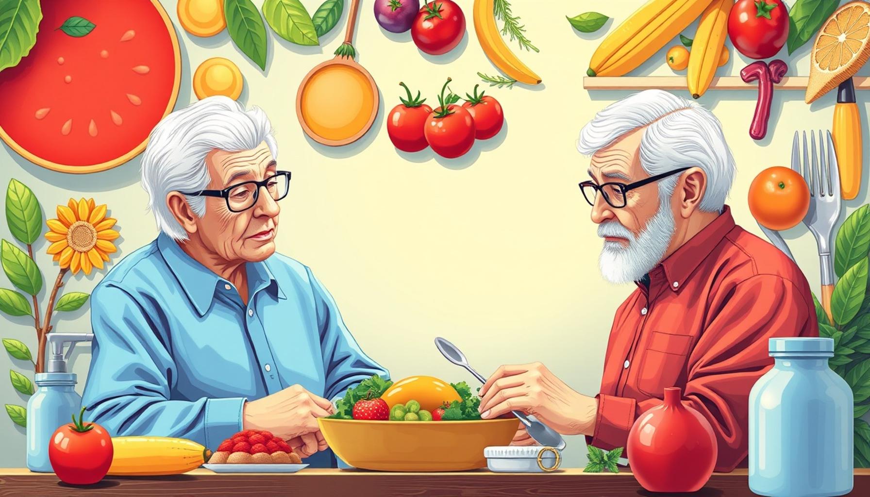 The importance of balanced nutrition for the health of elderly dogs